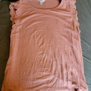Large Pink tank top.